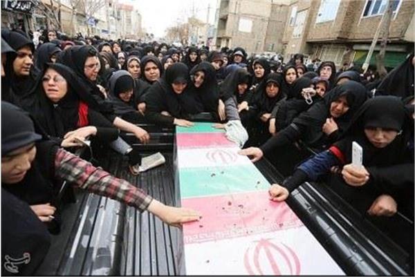 مراسم تشییع شهدای گمنام در قزوین