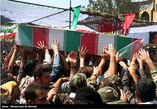 تشییع شهید گمنام در سازمان صنایع هوایی 18