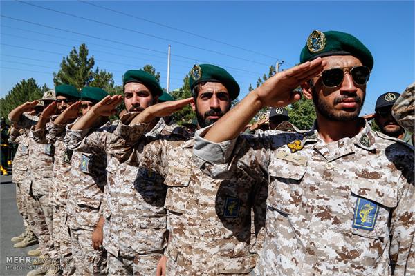 تشییع پیکر شهید گمنام در ستاد یگان صابرین سپاه 5