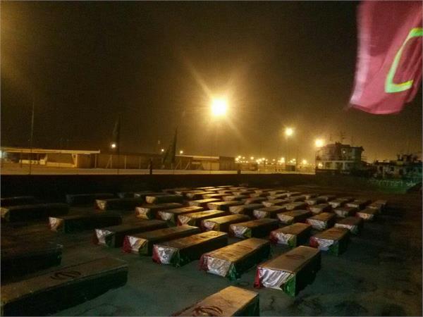 ورود پیکر پاک۶۶ شهید دفاع‌ مقدس به کشور  28