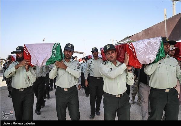 مراسم استقبال از ۷۸ شهید دوران دفاع مقدس در مرز شلمچه 10