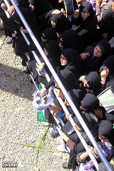 تشییع و خاکسپاری شهدای گمنام بوستان نهج البلاغه تهران-12/7/89