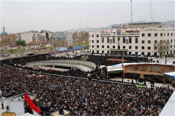 تشییع و خاکسپاری شهدای گمنام در خراسان رضوی