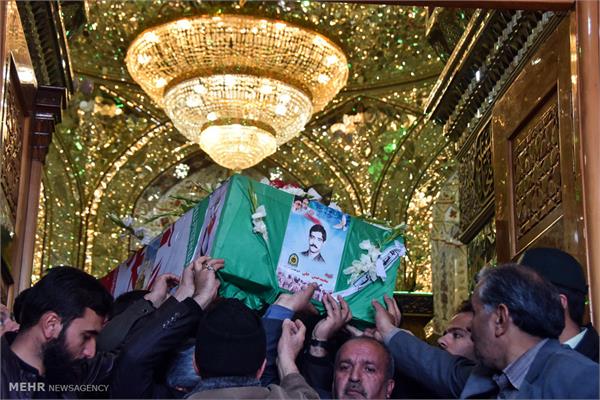 تشییع پیکر مطهر شهید «محمدحسن جلی» در شهرضا‎ 20