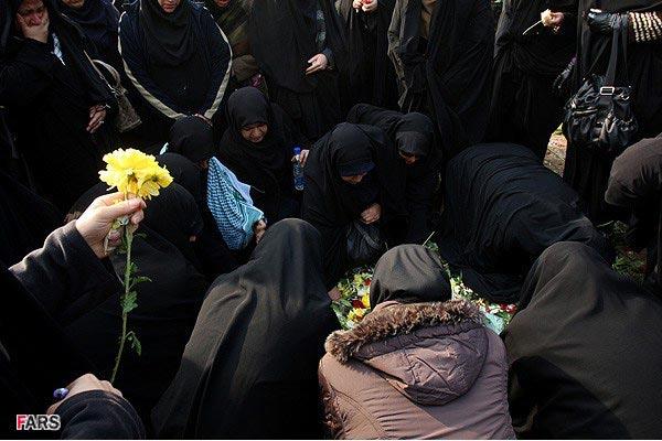 تشییع و خاکسپاری شهید گمنام در سپاه حفاظت فرودگاه مهرآباد