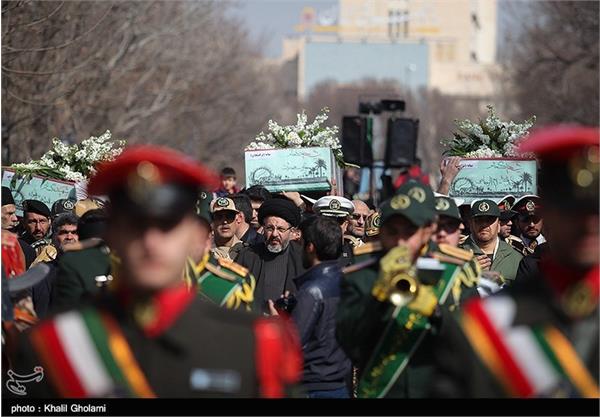 تشییع پیکر شهدای گمنام در تبریز 8