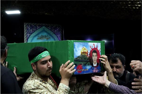 وداع با پیکر مطهر شهیدالقدس لشکر فاطمیون روح‌الله نوری - 15 خرداد 1403 3