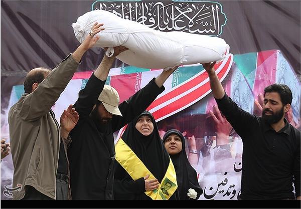 تشییع دو شهید گمنام در بلوار ابوذر 17