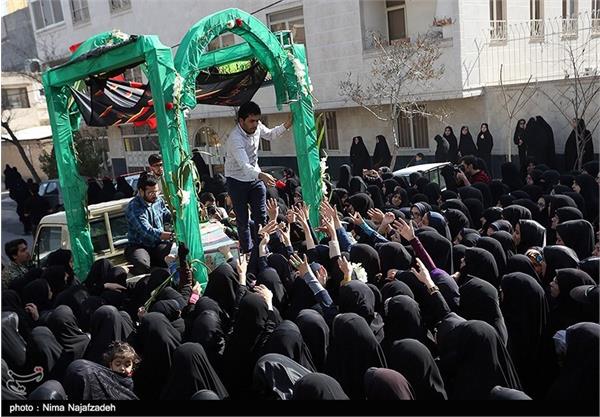 مراسم تشییع و تدفین دو شهید گمنام در مشهد 12