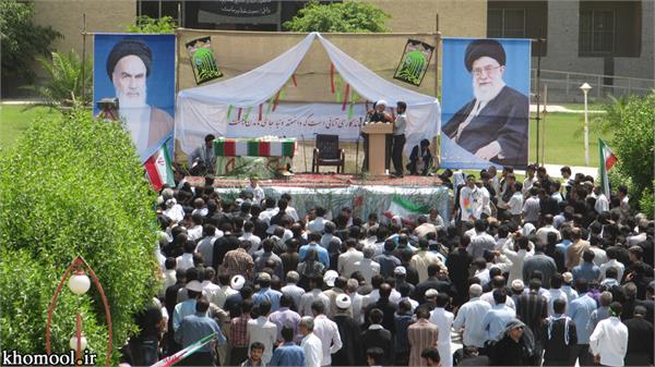 تشییع و خاکسپاری شهدای گمنام دانشگاه خلیج فارس بوشهر-27/2/89