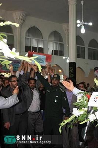 تشییع و خاکسپاری دو شهید گمنام در خوی