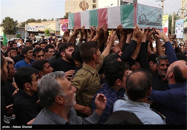 تشییع دو شهید گمنام در استان البرز 7