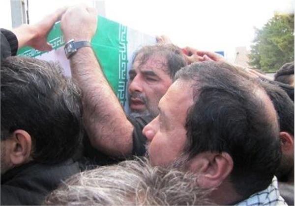 مراسم تشییع شهدای گمنام در گالیکش