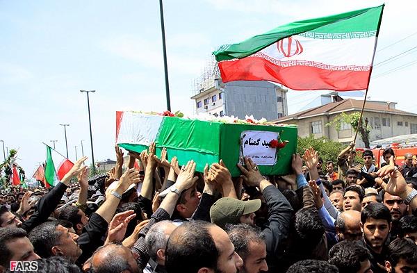 شهدای گمنام مرکز آموزشی نداجا در گیلان