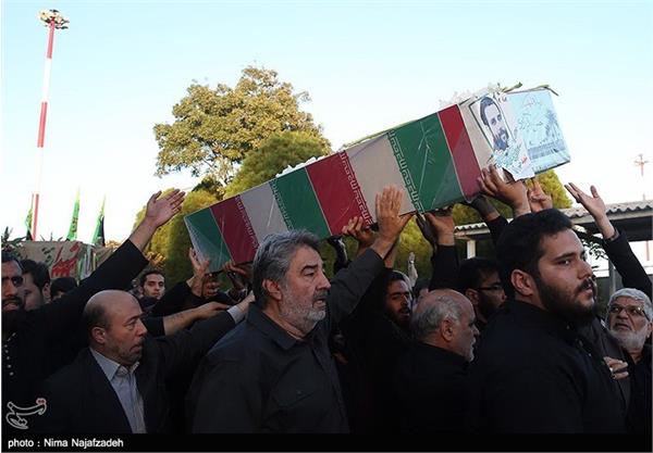 مراسم استقبال از پیکر مطهر پنج شهید-مشهد 10