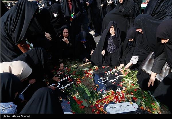 مراسم تشییع پیکر دو شهید گمنام در فردیس کرج 14