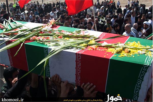 تشییع و خاکسپاری شهدای گمنام دانشگاه شاهد-12/7/89