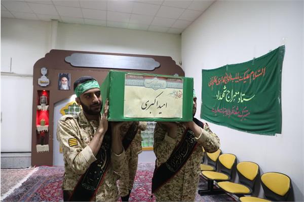 وداع با شهید فاطمیون امید اکبری 28 مهر 1401