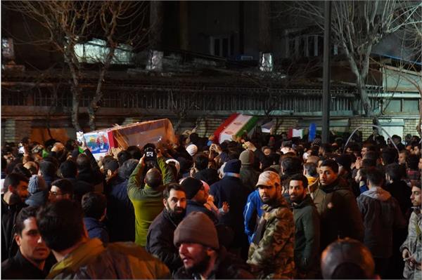 وداع با پیکر مطهر شهید حاج صادق امیدزاده و یارانش - 1 بهمن 1402