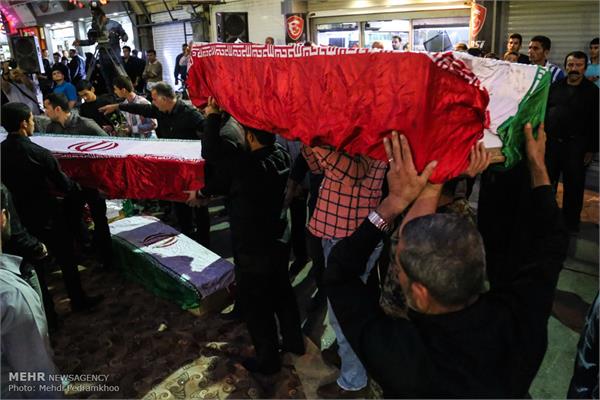 مراسم تشییع پیکر ۱۱۹ شهید تازه تفحص شده دفاع مقدس 21