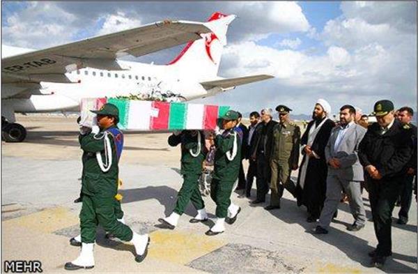 مراسم استقبال از شهدای گمنام در استان اردبیل