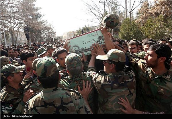 مراسم تشییع و تدفین دو شهید گمنام در مشهد 8