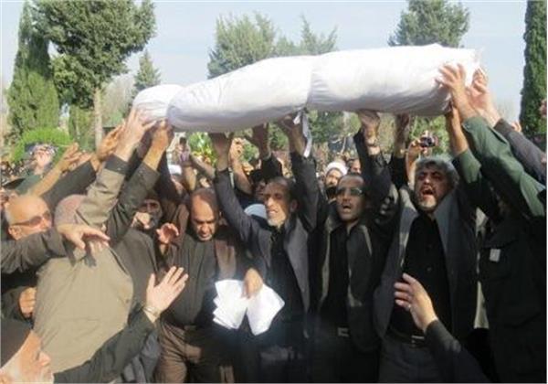 مراسم تشییع شهدای گمنام در گالیکش