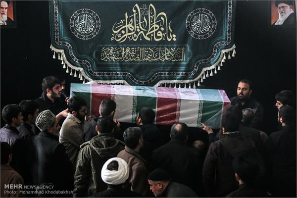 مراسم تشییع و تدفین پیکر دو شهید گمنام در مدرسه علمیه مروی 7