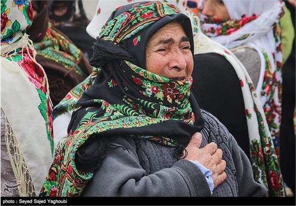 تشییع پیکر شهید دفاع مقدس الماس بیرامی - اردبیل 8