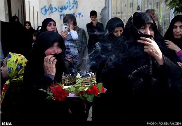 تشییع و خاکسپاری دو شهید گمنام در استان همدان 2