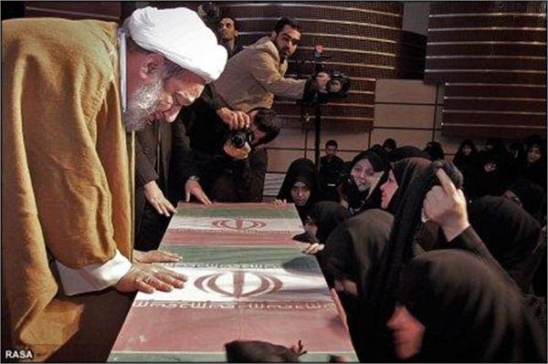 مراسم وداع با شهدا گمنام در مشهد مقدس