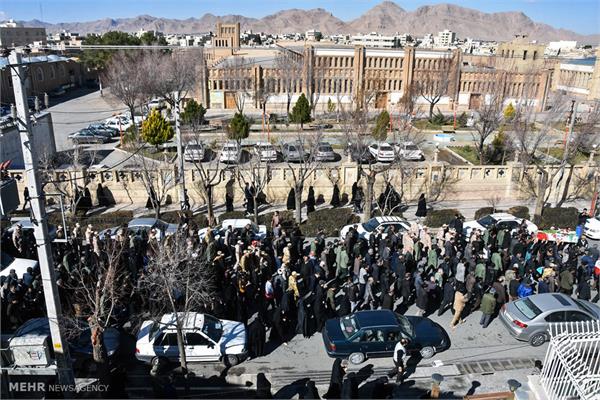 تشییع پیکر مطهر شهید «محمدحسن جلی» در شهرضا‎ 9