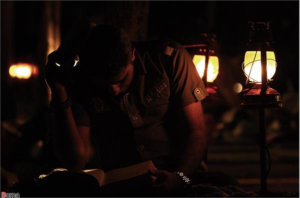 احیاء شب قدر در جوار شهدای گمنام بهشت زهرا تهران