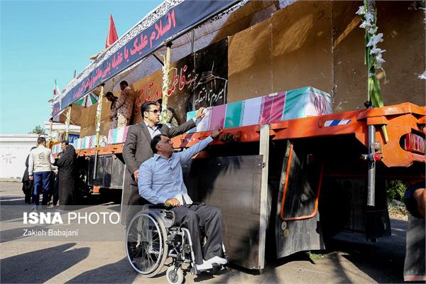 استقبال از پیکر شهدای دفاع مقدس در آمل 7