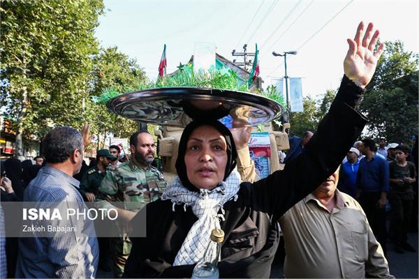 استقبال از پیکر شهدای دفاع مقدس در آمل 11