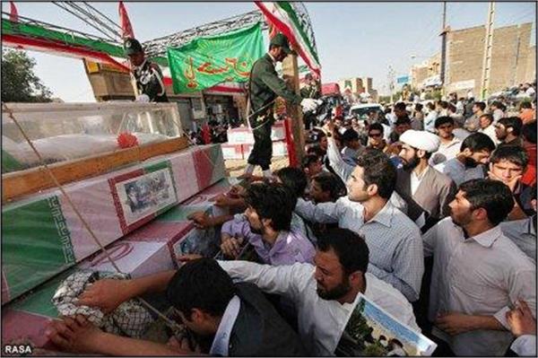تشیییع 96شهید دوران دفاع مقدس در شهر قم