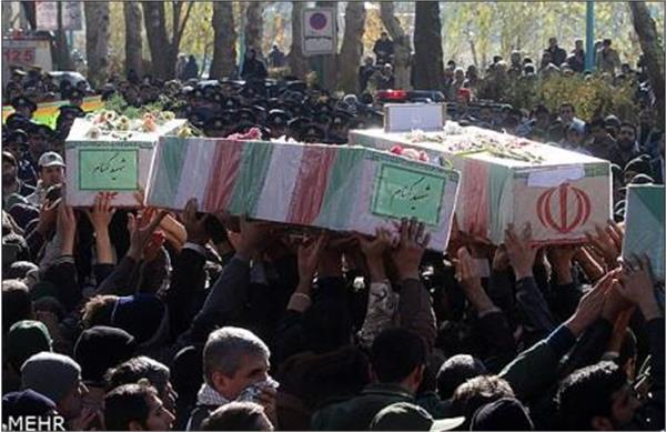 تشییع شهدای گمنام در اصفهان