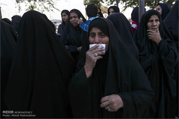 تشییع و تدفین پیکرهای مطهر ۲ شهید گمنام دفاع مقدس در خوزستان 21