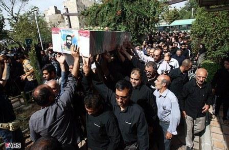 مراسم تشییع پیکر مطهر شهید قدرت الله سرلک