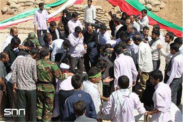 تشییع و خاکسپاری شهدای گمنام دانشگاه آزاد شیراز_11/7/89