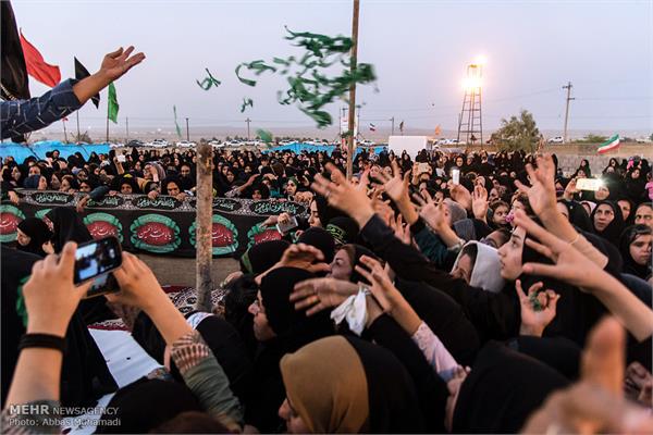 تشییع و خاک سپاری پیکر مطهر دو شهید گمنام در شهرستان لامرد 22