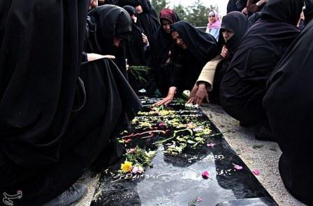 تشییع شهدای گمنام در استان ایلام