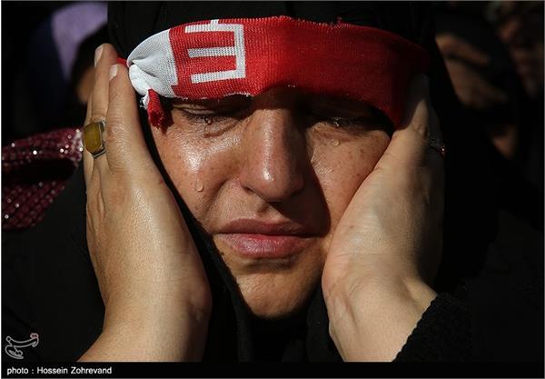 تشییع دو شهید گمنام در محله خراسان تهران 2