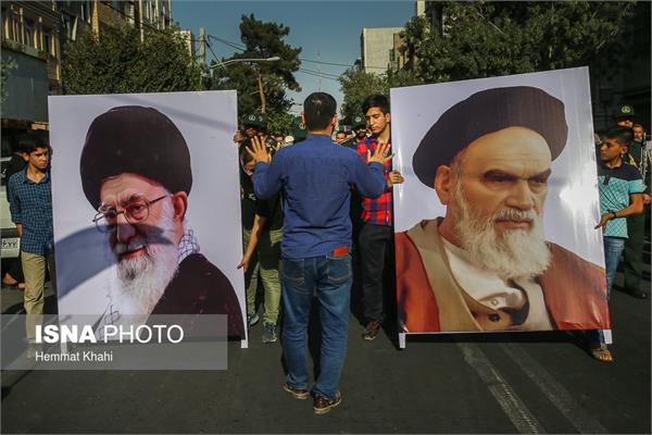 تشییع پیکر دو شهید گمنام در بوستان شقایق - خانی‌آباد تهران 11