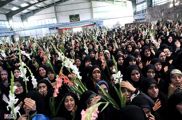 تشییع و خاکسپاری شهدای گمنام دانشگاه شاهد-12/7/89