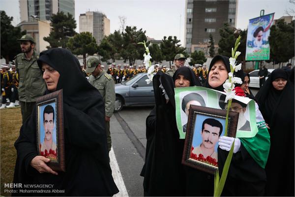 آئین تشییع ۱۴ شهید تازه تفحص شده نیروی انتظامی 28