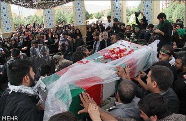 تشییع و خاکسپاری در دانشگاه آزاد خرم آباد