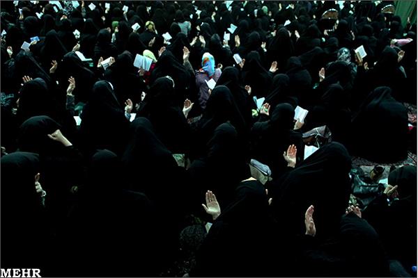 گزارش تصویری / مراسم دعای عرفه در بهشت زهرا(سلام الله علیها)