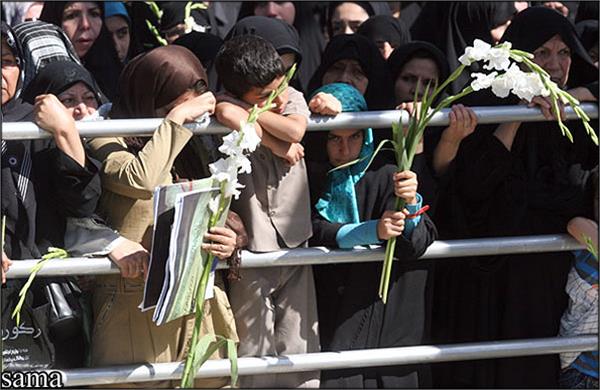 تشییع و خاکسپاری شهدای گمنام بوستان نهج البلاغه تهران-12/7/89