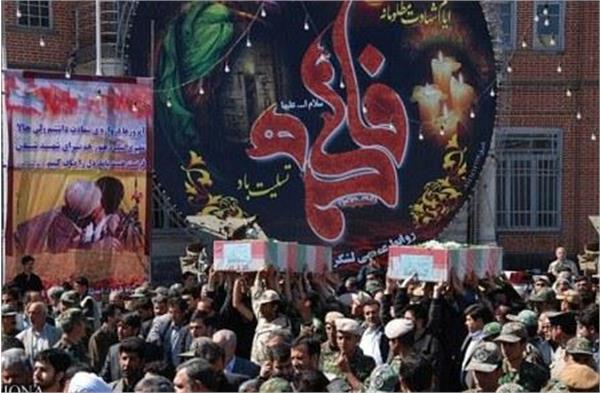 تشییع و خاکسپاری دو شهید گمنام در دانشگاه آزاد اسلامی ارومیه